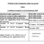 SSC CGL Bharti 2025